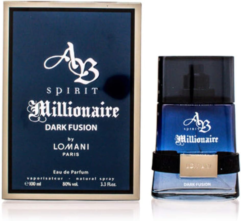 Ab Spirit Millionaire Dark Fusion For Men 3.3 Oz Edp Spray