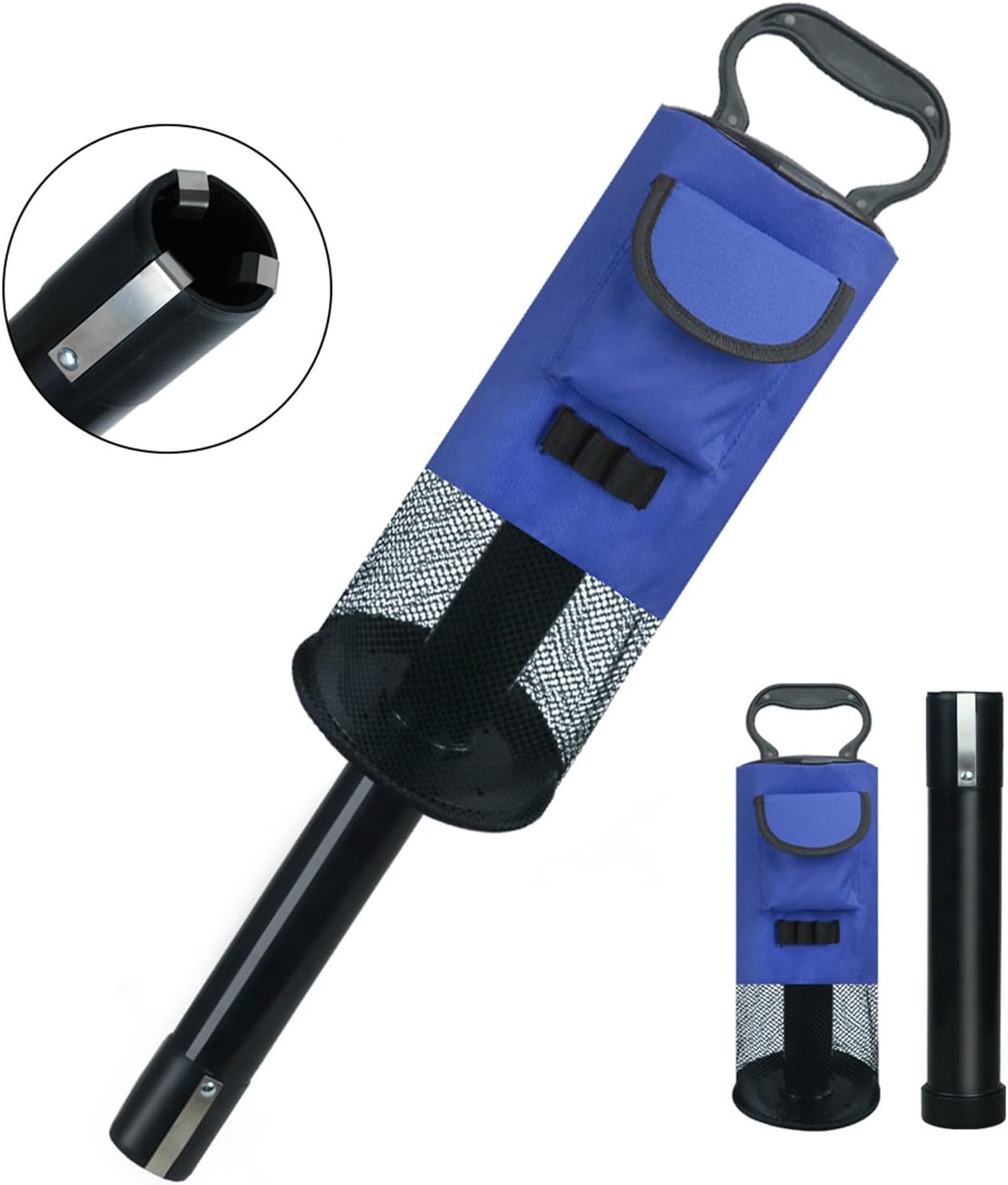 Golfs Ball Retrievers Portable Collector Pickers Pick Up Tool with Tube Accessories Easy to Use Portable Collector Pickers