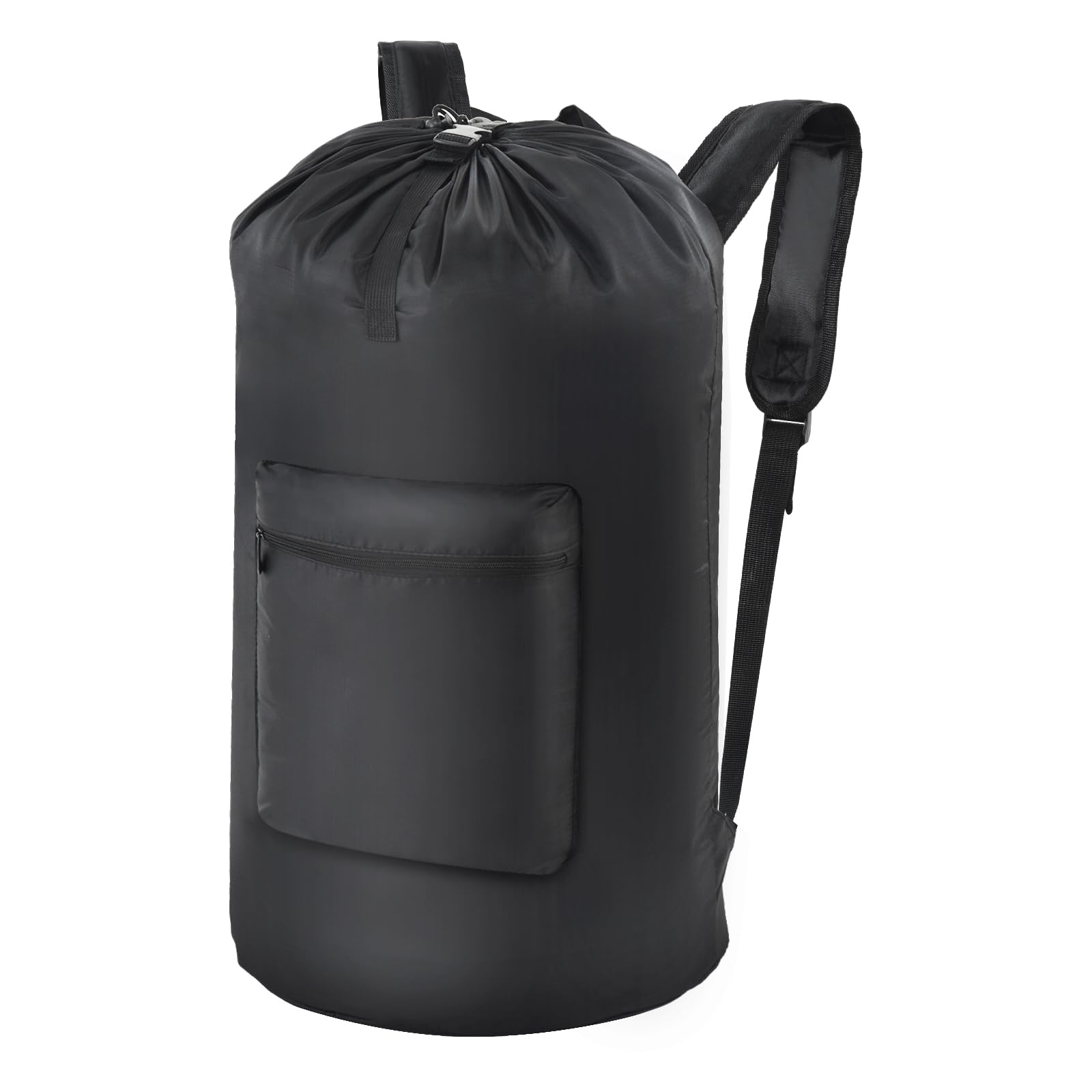 OTraki Laundry Bag Backpack, Large Travel Laundry Bags with Adjustable Shoulder Straps, Portable Heavy Duty Dirty Clothes Laundry Backpack for College