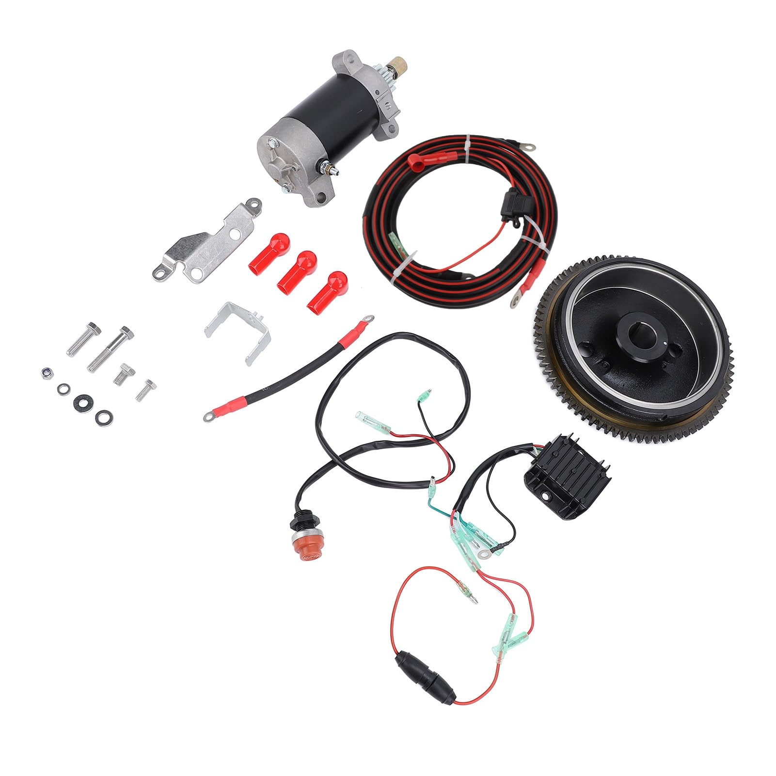 Socobeta Kit di Avviamento Motore Fuoribordo Professionale Materiale Premium per Motore Fuoribordo a 4 Tempi Compatibilità Perfetta per gli Appassionati di