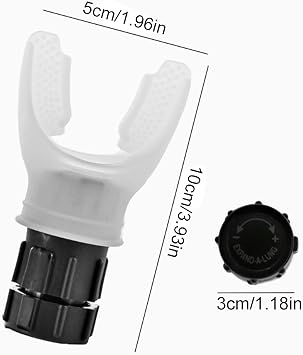 Lung Trainer for Athletes - 12cm Portable Breathing Device, Adjustable Intensity Knob, Strength Booster, Endurance Enhancer | Adult Respiratory Trainer for Sports Fitness Daily Workout Use