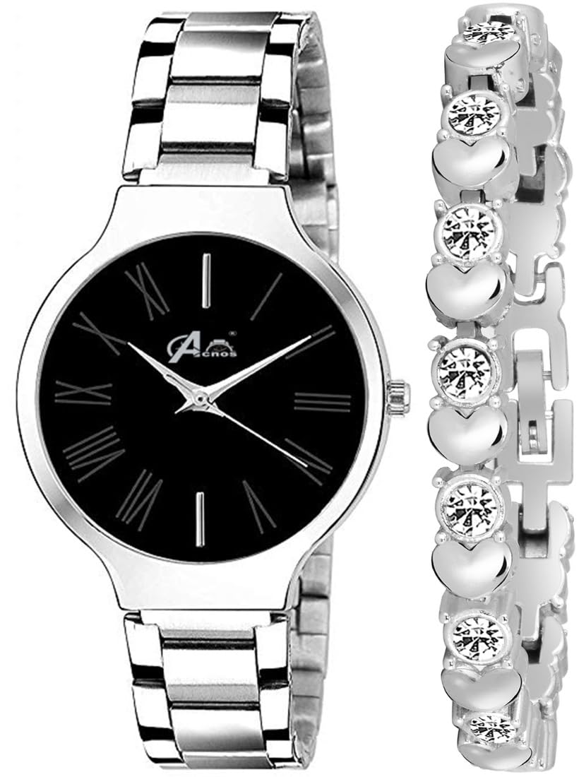 Acnos® Premium Analog Women's Watch (Multicolour Dial Multi Colored Strap)