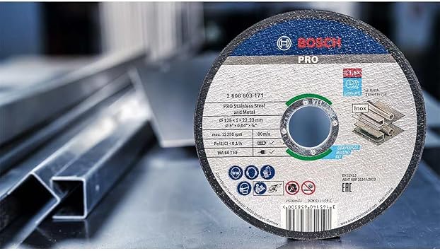 Bosch Professional Cutting Disc Flat Standard For Inox Rapido, 2608603254