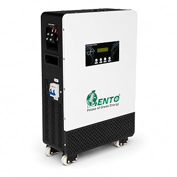 Lento 2100VA 25.6V Solar Hybrid Lithium Battery Inverter | Inbuilt LiFePO4 Battery | Pure Sine Wave UPS | PWM Solar Controller | Home & Office Power Backup | Maintenance-Free Design