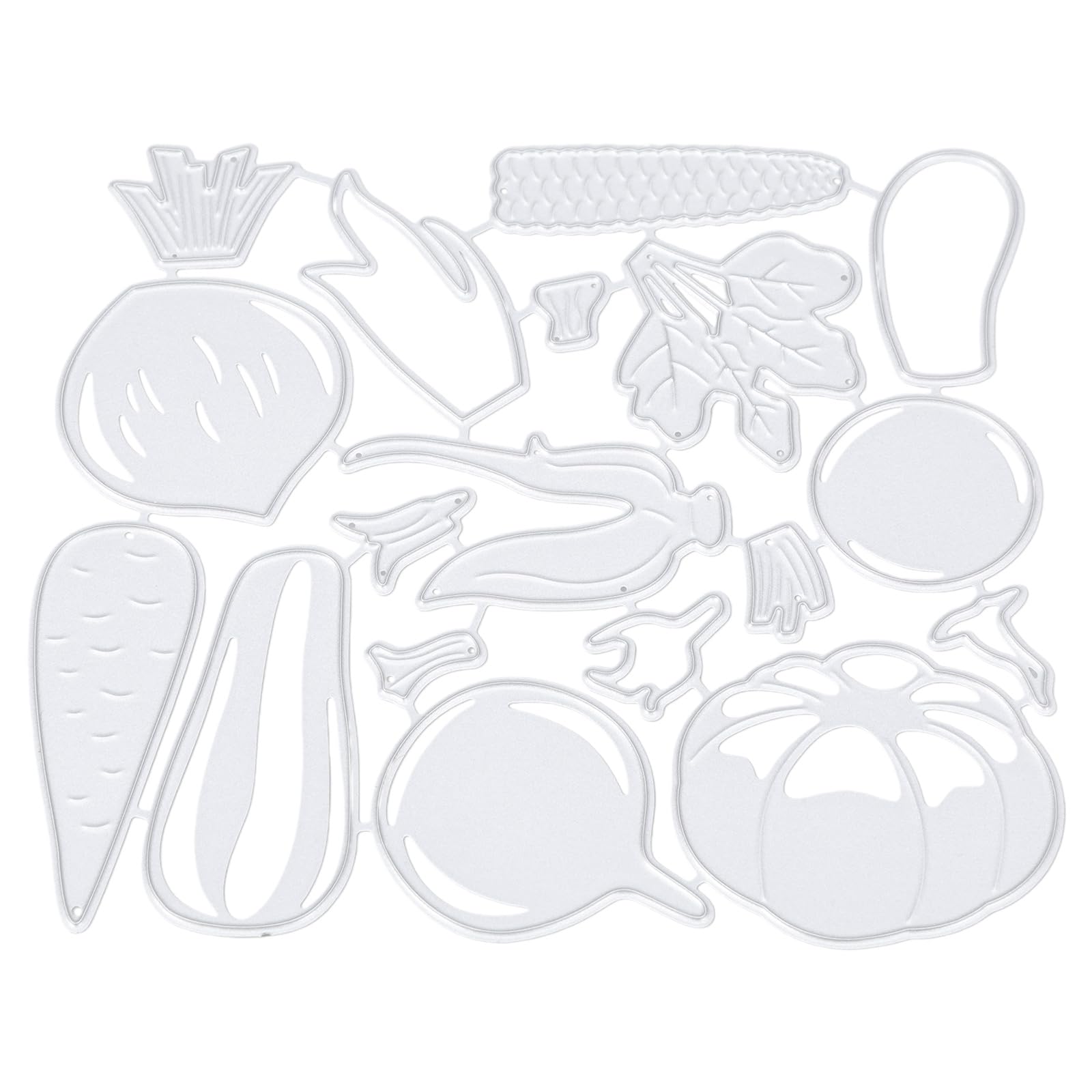 Kadagg Vegetables Metal Cutting Dies Stencil Scrapbooking Album Stamp Paper Emboss Carbon Steel