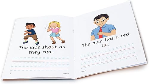 Miniatura 3 de Junior Learning Leer y escribir Decodables Set B, La ciencia de la lectura de recursos complementarios, práctica de escritura a mano, aprender a