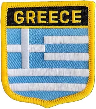 Ruoming Greece Flag Patches