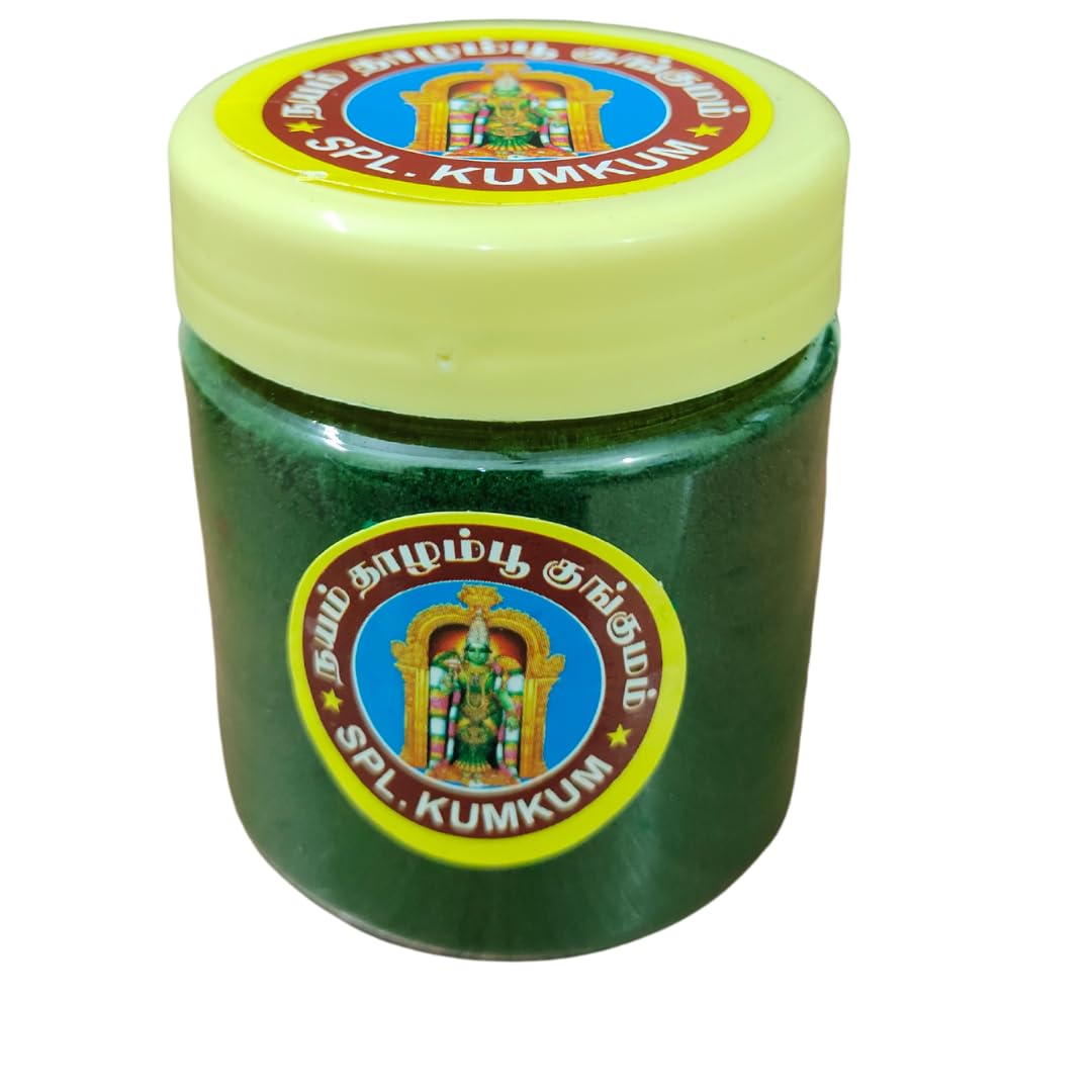 Sri Lakshmi kubera Thazlampu Spl kumkum/Sindoor (kuberar green)(60gms)-picture-16