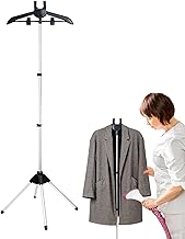 Garment Steamer Stand - Handheld Garment Steamer Clothes Rack | Garment Hanger for Steaming Clothes | Telescopic Folding Standing Fabric Steamer Coat Hanger | Garment Steamer Accessories