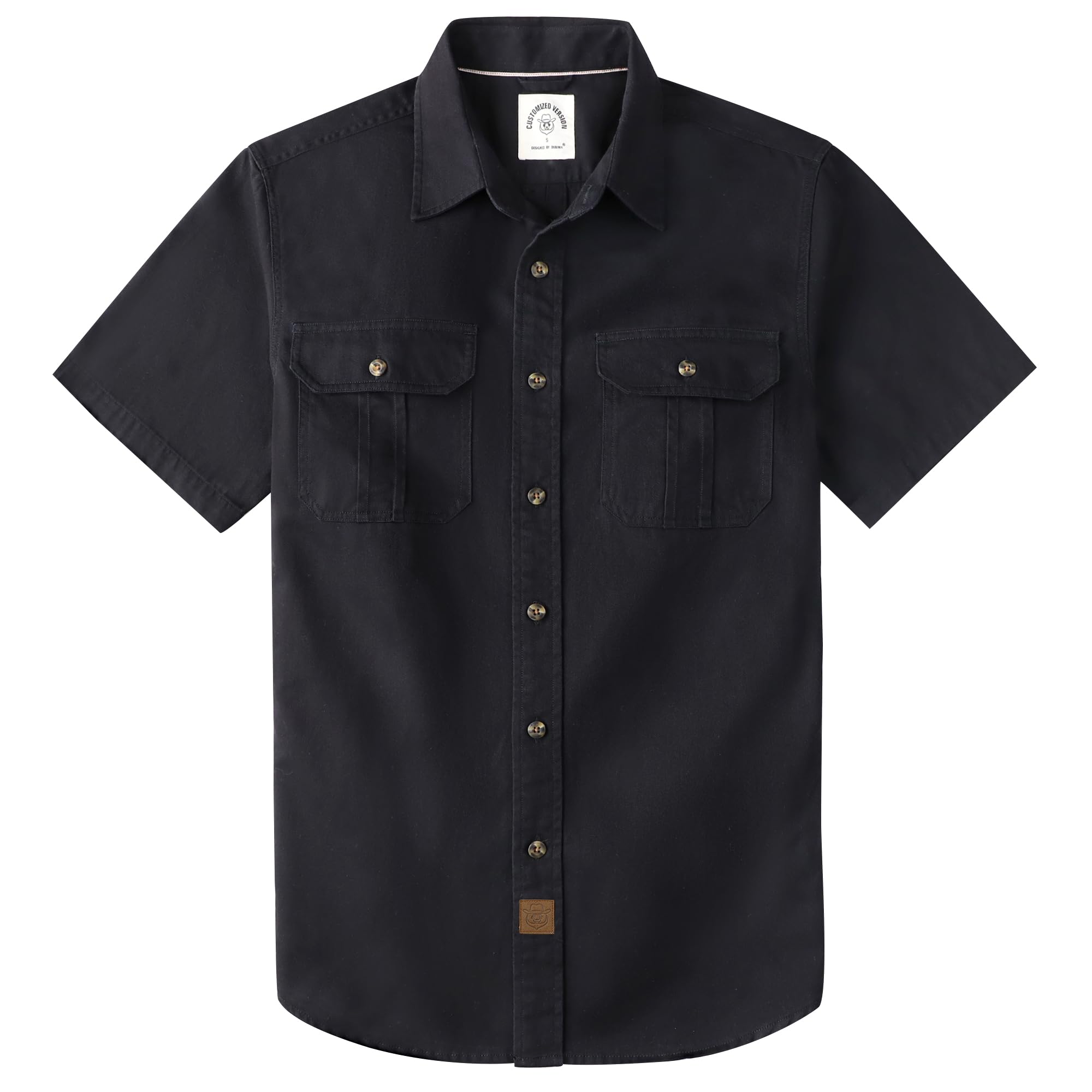 Dubinik Men's Short Sleeve Button Down
