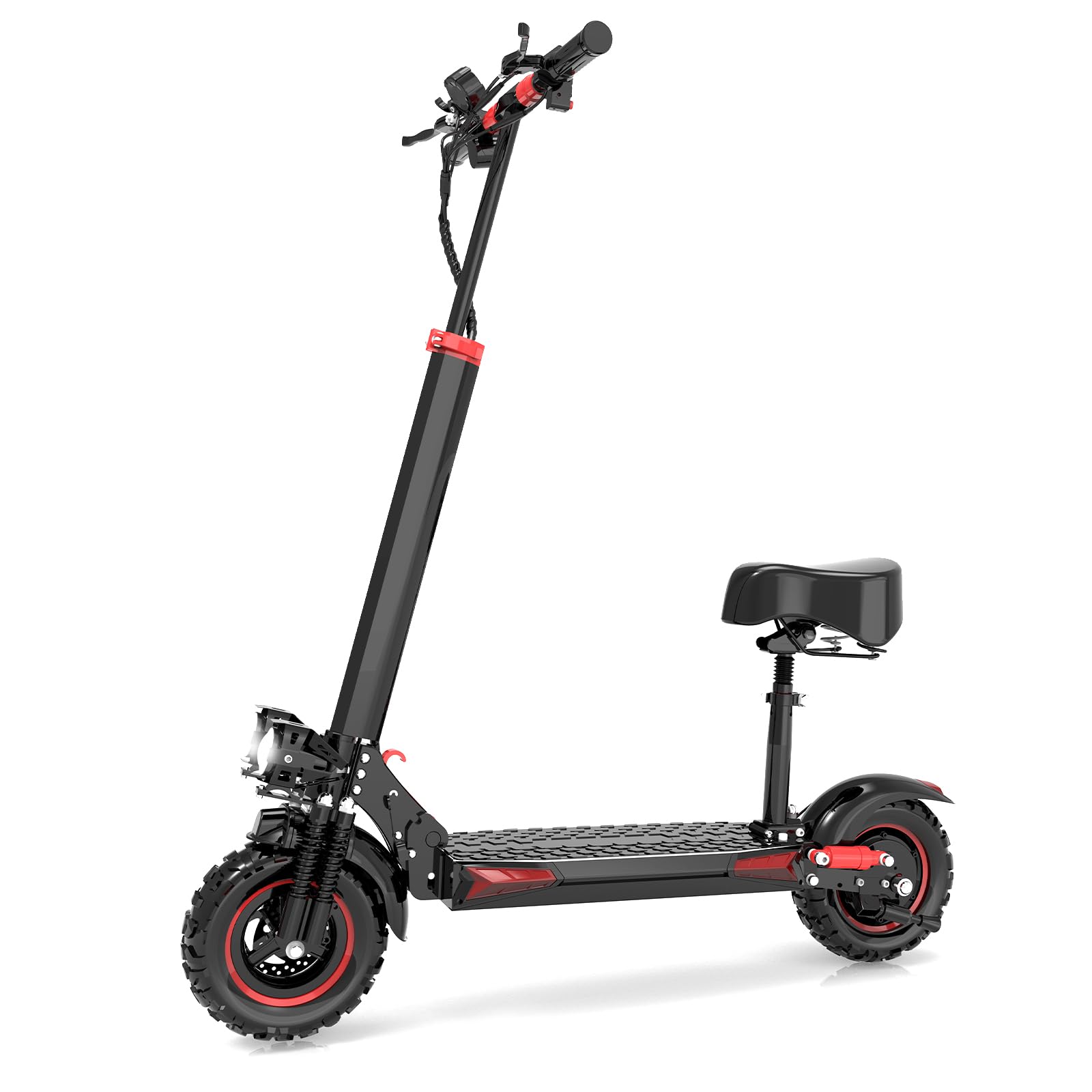 Electric Scooter Adults, 37 Miles Long Range, 34 Mph Max Speed, 11" Off-Road Tires,48V 18/21AH Big Battery,1200W/1600W Motor, Dual Braking System,