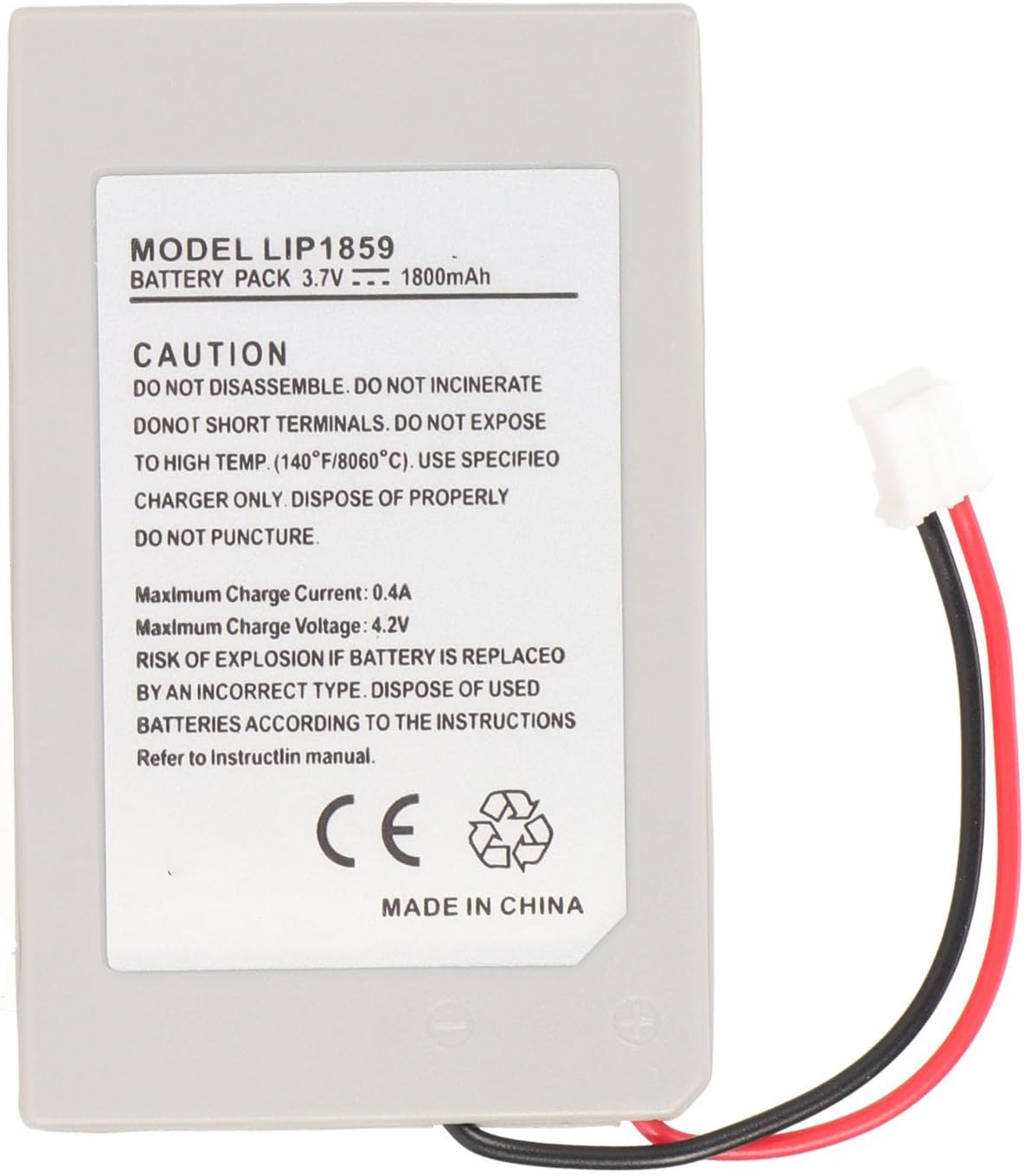 Pomya LIP1859 1800mAh Rechargeable Battery for PS3 3