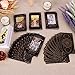 KLEDERY Tarot Cards for Beginners, Classic Tarot Deck with Meanings, Durable Cards with Guide Book, Black
