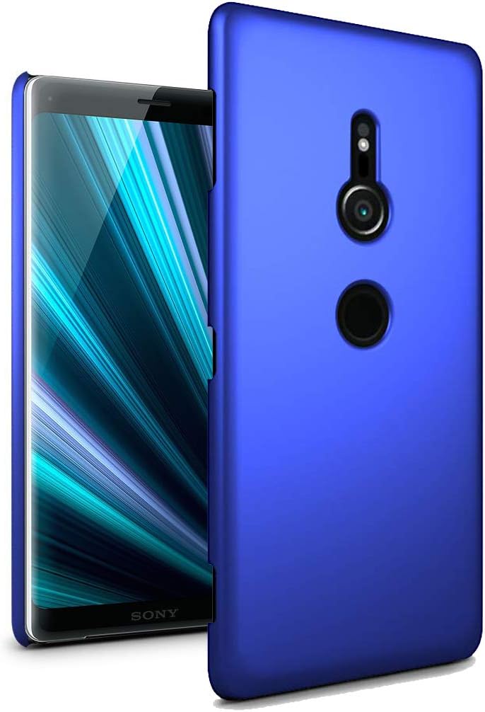 GAPlus Sony Xperia XZ3 6.0" Case - Ultra Slim Thin Armour Hard Case - Matte Rubberized Cover For Sony Xperia XZ3 (Blue)