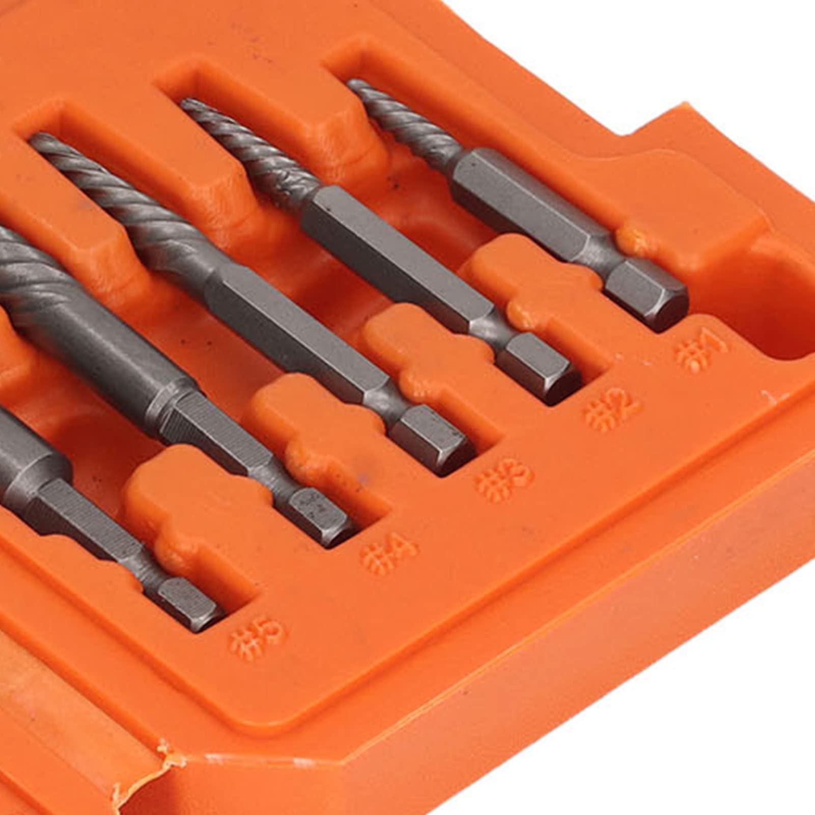 Kit de Extractor de Tornillos dañados de 11 Piezas HHS, Juego de Extractor de Pernos con Ranura en Espiral, Pernos de Tornillo Pelados para Tornillos Apretados Rotos, Pernos y espárragos