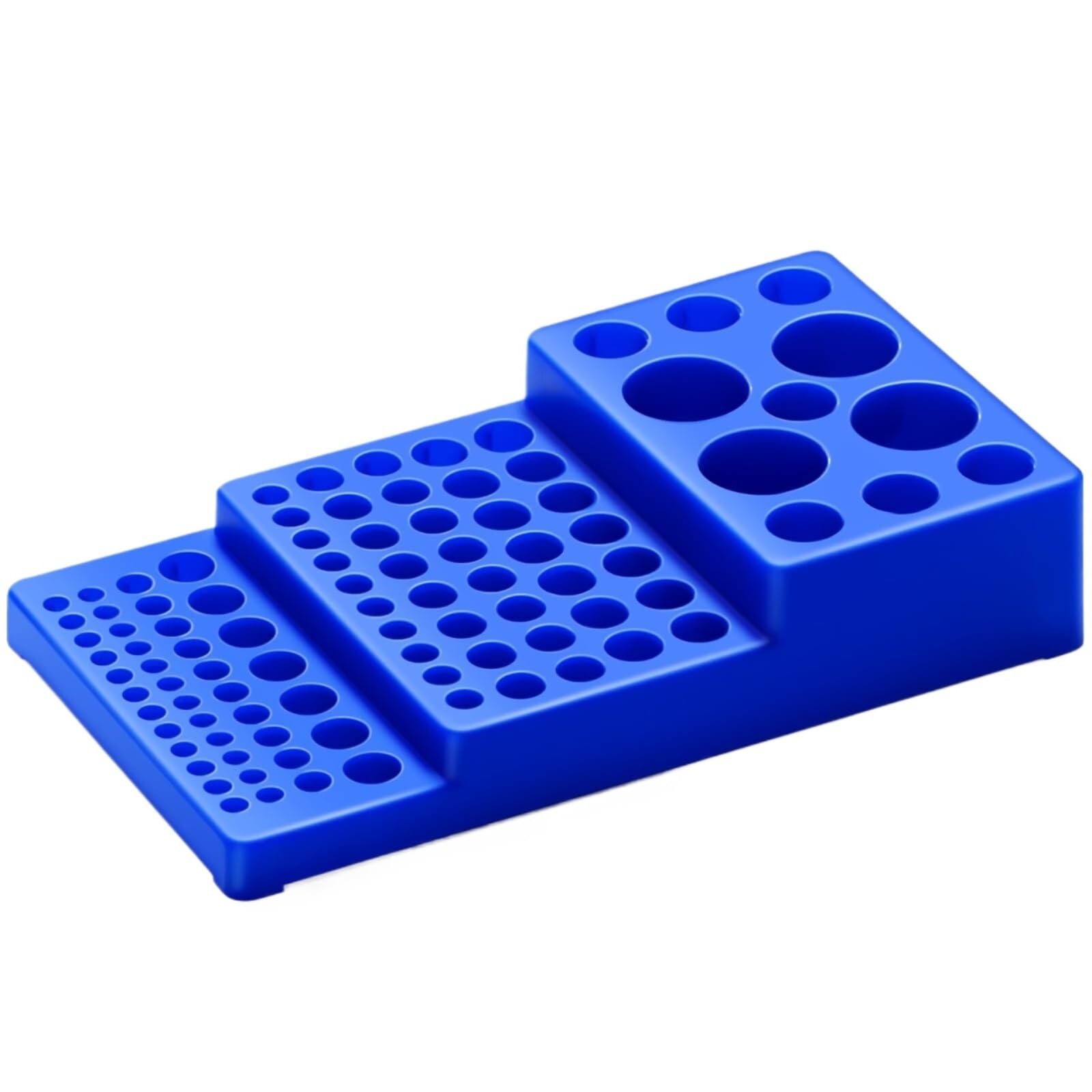 Acrylic Test Tube Rack, Polypropylene Test Tube Rack Blue 22.1x13.1x4.6cm