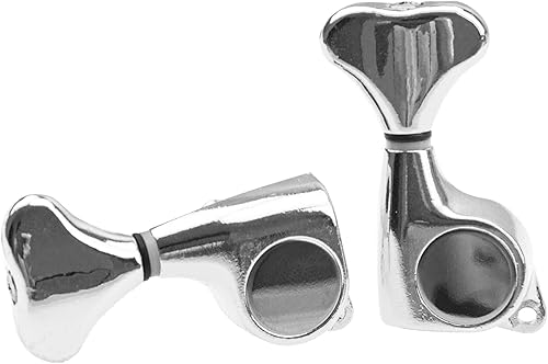 Miniatura 4 de Yootones - Juego de 6 cabezales de máquina de guitarra, sellados, afinadores de llave de afinación, repuesto 3L+3R, compatible con guitarras