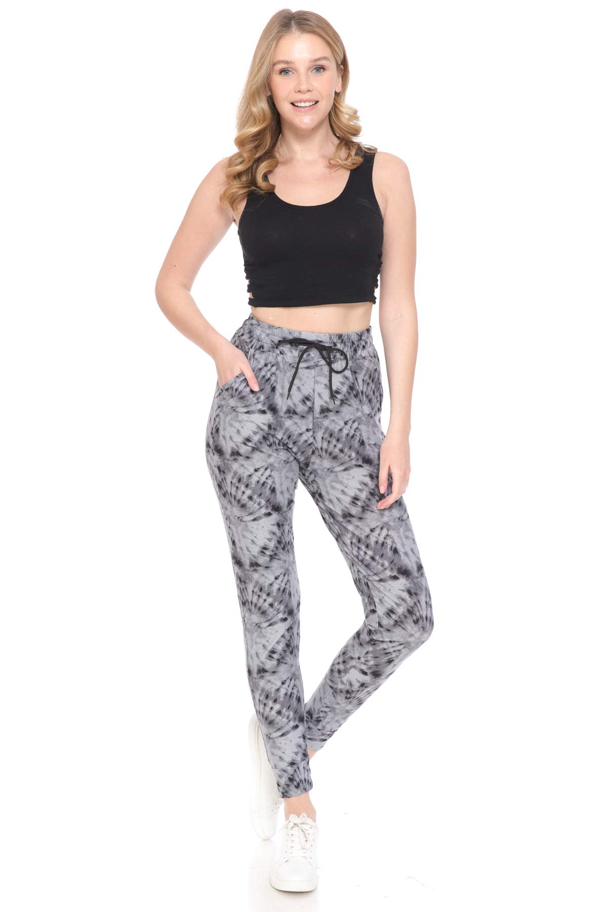 Leggings Depot Spodnie dresowe damskie, Tie Sand Dye, XL