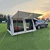 Car Side Tent for Cars, Integrated Sun Shade Swing, Tunnel Type Car Tent, Car Door Tent, Open Type, Car Camping Tent, Easy to Assemble, Protects Against Wind and Rain, Blocks Mosquitoes and