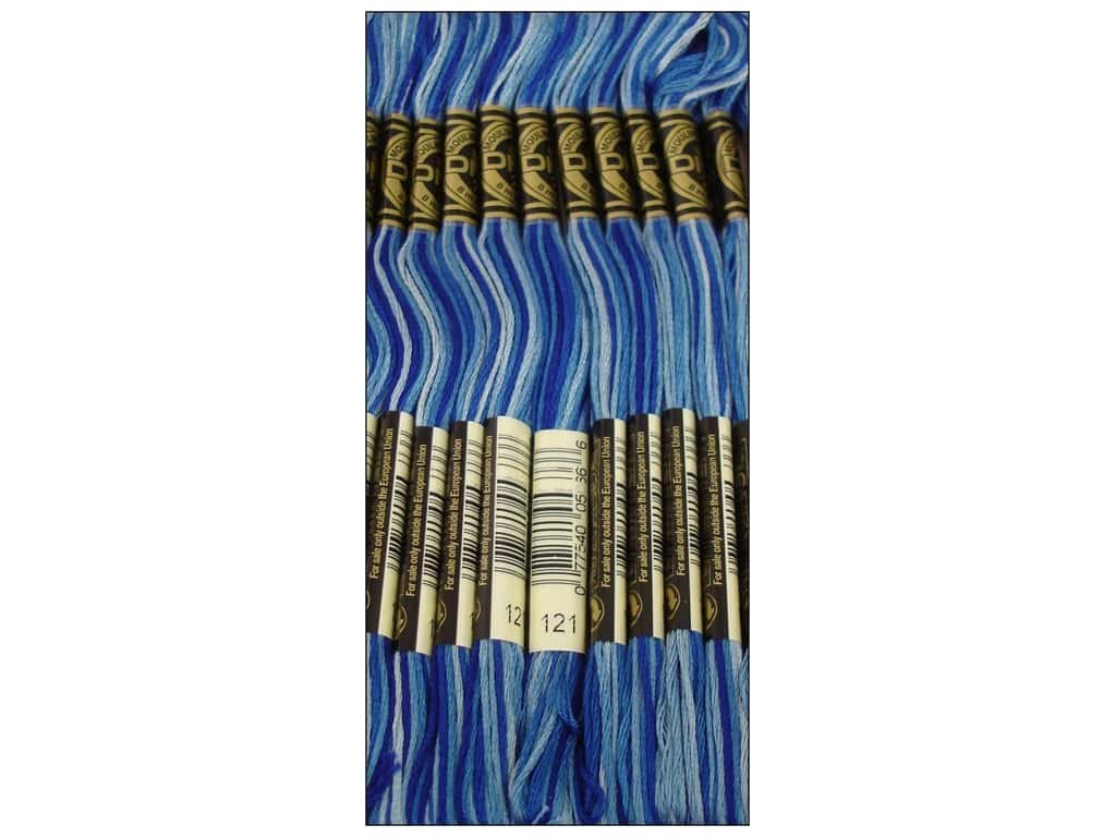 Bulk Buy: DMC Six Strand Embroidery Cotton 8.7 Yards Variegated Delft Blue 117-121 (12-Pack)