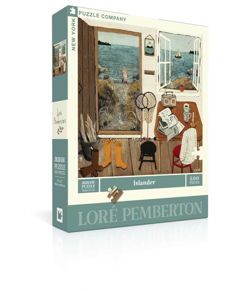 New York Puzzle Company - Loré Pemberton Islander - 500 Piece Jigsaw Puzzle for Family Game Nights by Loré Pemberton