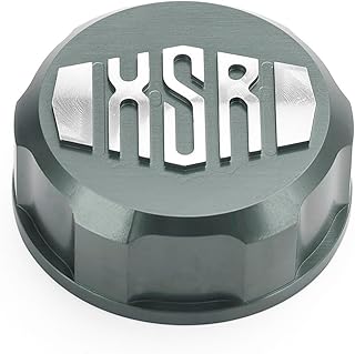 Areyourshop CNC Aluminum Rear Brake Fluid Reservoir Cap for Yamaha XSR 125 2021-2022, XSR 155 2020-2022, XSR 700 Xtribute 2019-2020, XSR 700 2016-2020