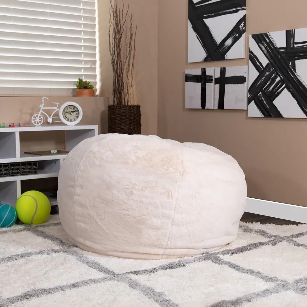 Lightweight Refillable Oversized Bean Bag Chair for Adults Kids Teens with Childproof Zipper Closure | 42