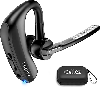 Bluetooth Headset Single Ear Earphone 192 Ultra Long Standby Time Dual Mic ENC Environment Noise Cancelling and CVC8.0 Call Noise Cancelling