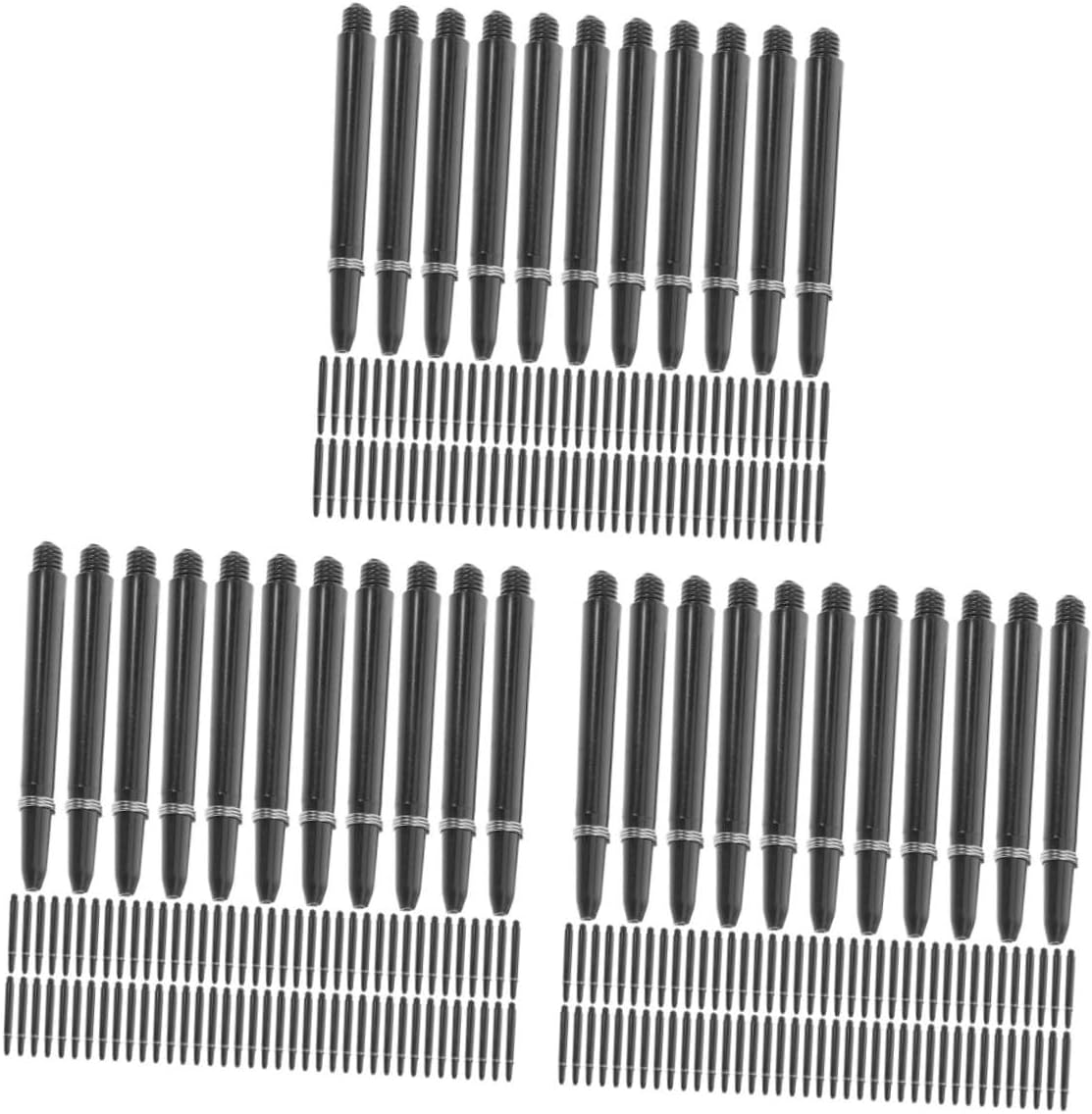 balacoo 300sets Replacement Dart Shafts Professional Rods Nylon Material Extra Long Darts for Tip