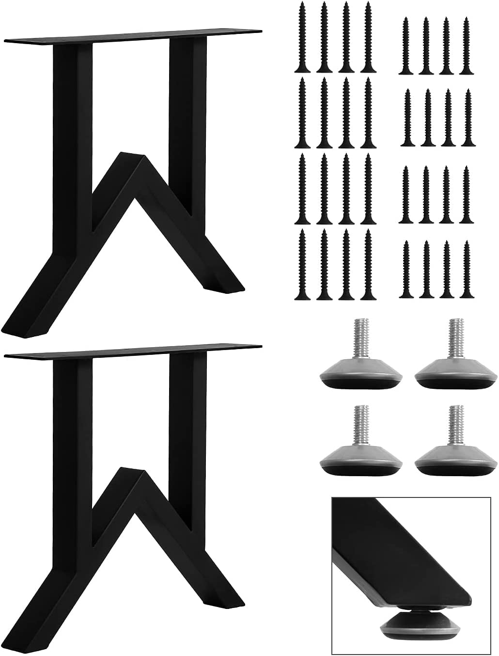 Buy Ventuos KGroup Metal Table Legs, Table Legs 28 inch, Dining Table