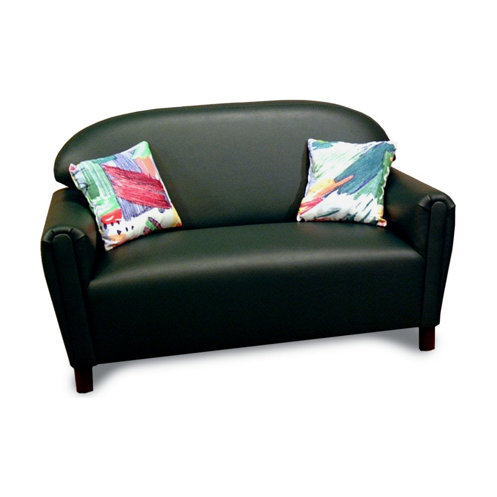 FSVR100 Brand New World School Age Premium Vinyl Upholstery Sofa, Red