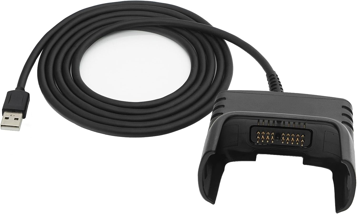 99EX USB Communications Cable with Charging Port for Dolphin 99EX 99GX Barcode Scanner, USB Port for Data Transfer and Need to Connect 3mm Round Hole Adapter 5V/3A for Charging (99EX-USB-1)