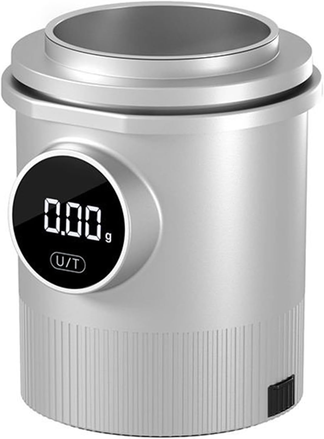 High Precision Coffee Dosing Cup with Scale, 0.05g Accuracy for 58mm Espresso Portafilters, Ideal for Drip and French Press Brewing, Coffee Powder Measuring Tool