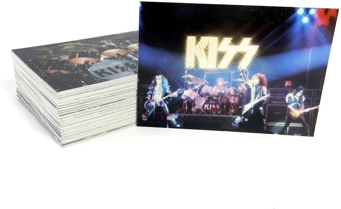 NECA 2001 Kiss Alive Complete Factory Trading Card Set (72 Cards)