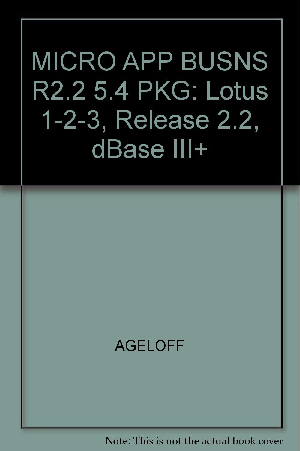 Applications for Business DOS, WordPerfect 5.1, Lotus 1