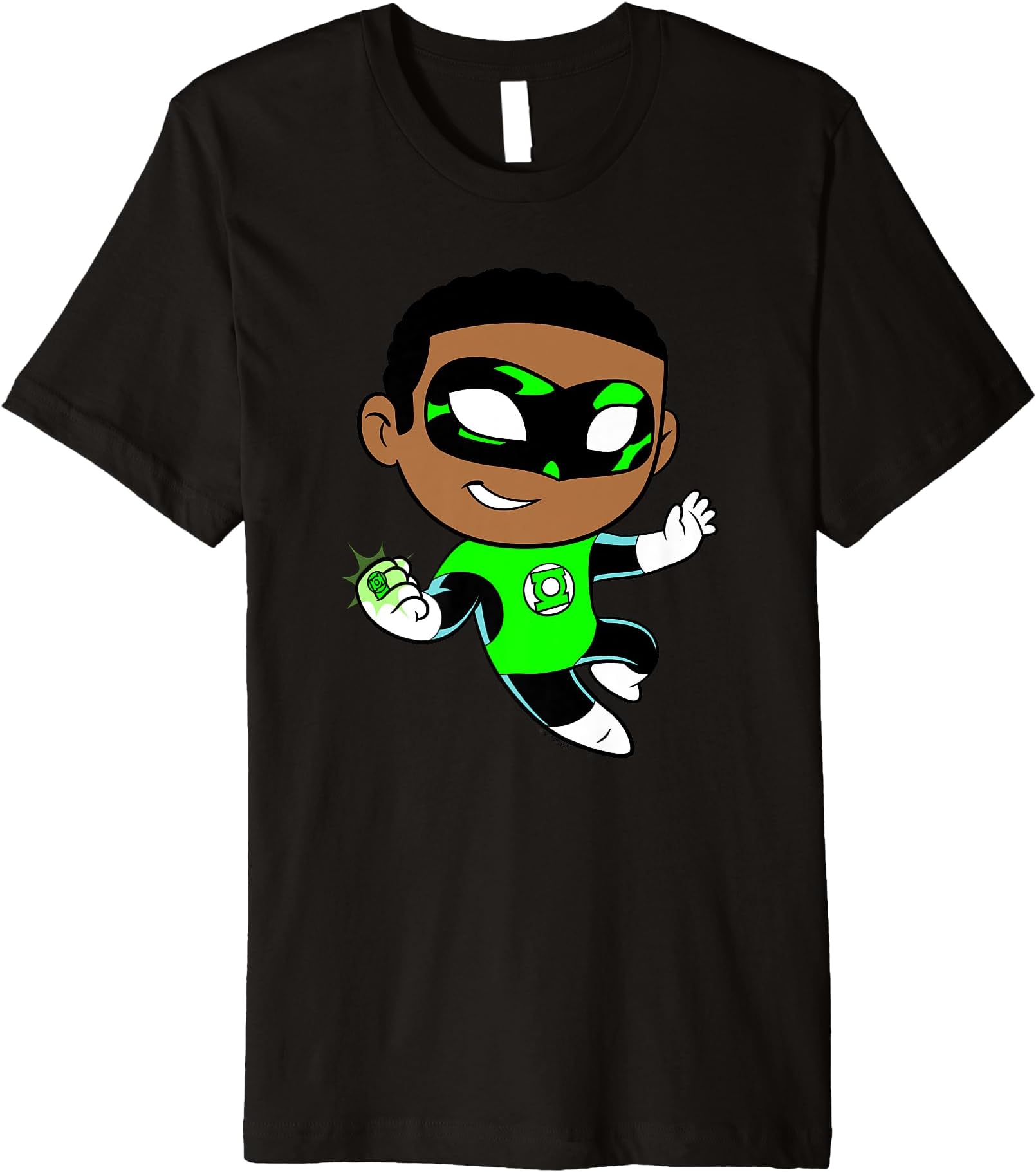 DC Super Friends Green Lantern John Stewart Portrait Premium T-Shirt
