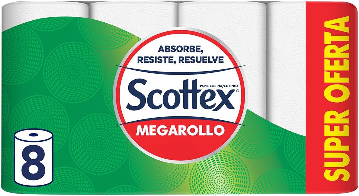 Scottex Kitchen megarollo 8 Rollos