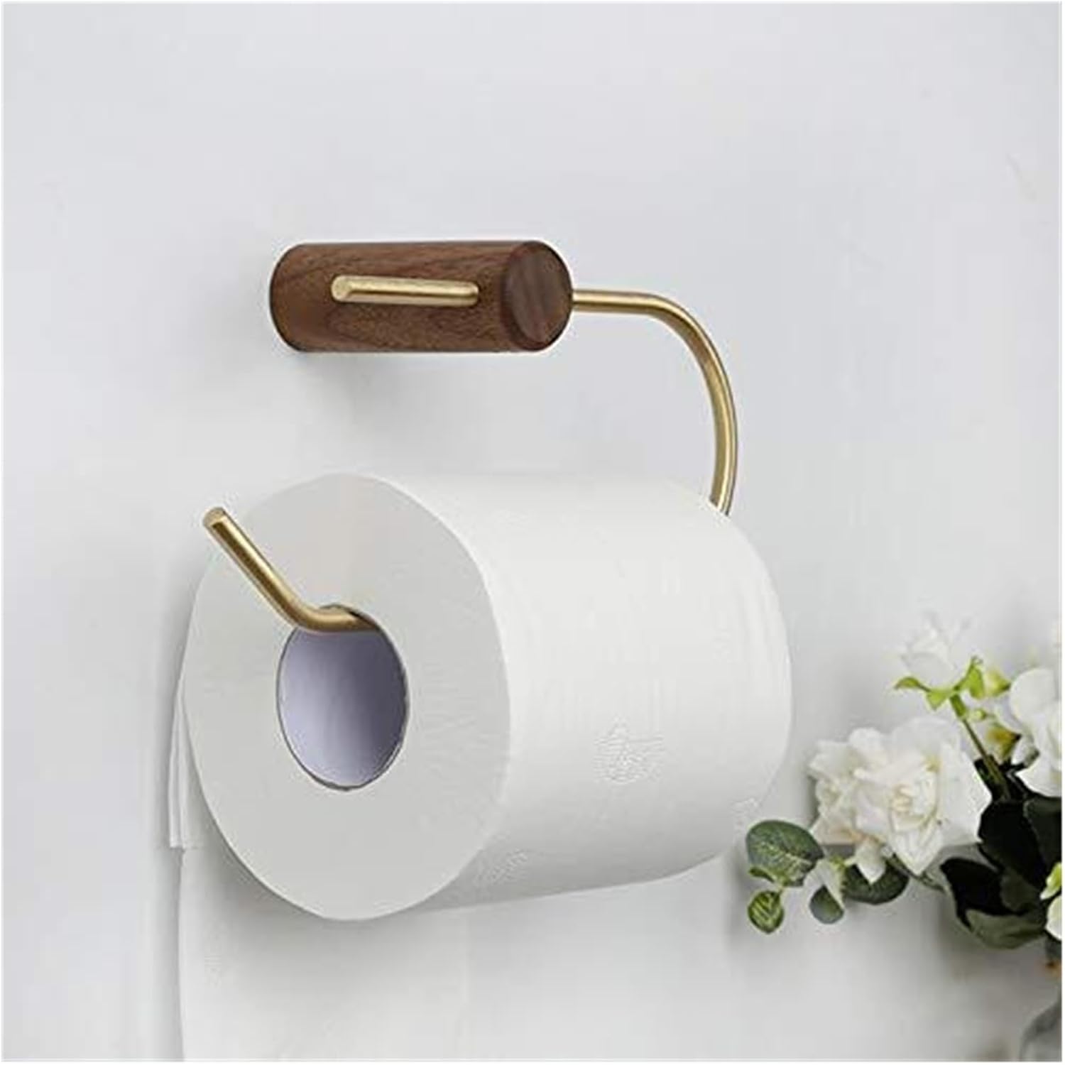 Toilet Paper Holder Toilet Paper Holder Wall Mount Single Post Mounted Towel Tissue Roll Hanger Accessories Tissue Roll(A)