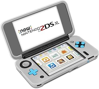 New 2DSLL用プロテクト ケース シリコン保護 カバー for New 2DSLL (White)