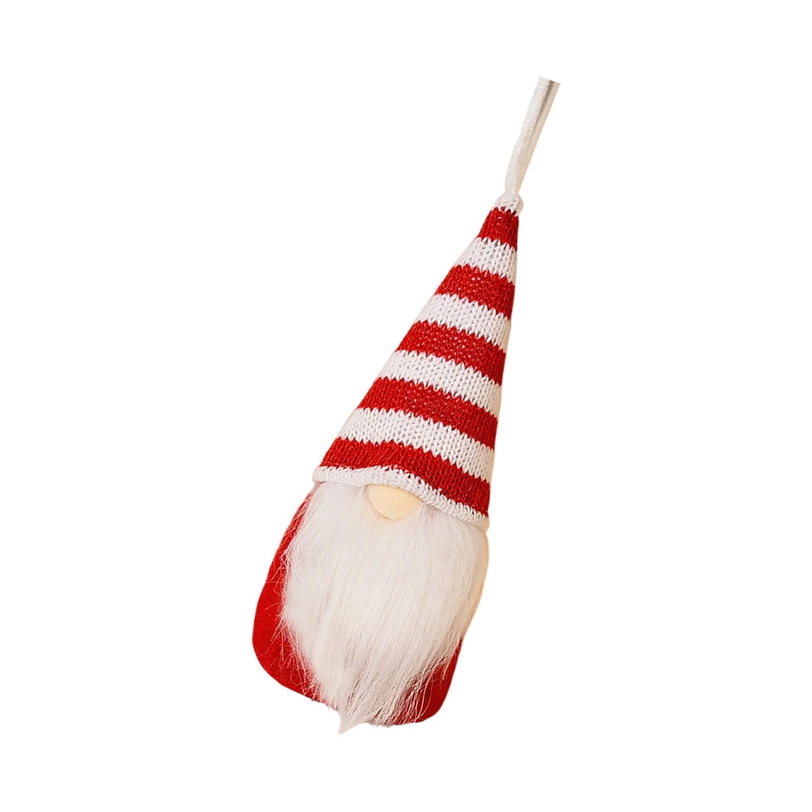Carotoe F Bright Knitted Santa Igure Wall Decors Sturdy Abric Holiday Accent Perfect Or Modern Livings Rooms Unique Aceless Santa Cloth Ornament