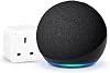 Echo Dot (5th generation) | Charcoal + WiZ Smart Plug, Works with Alexa - Smart Home Starter Kit, with Alexa+ Early Access