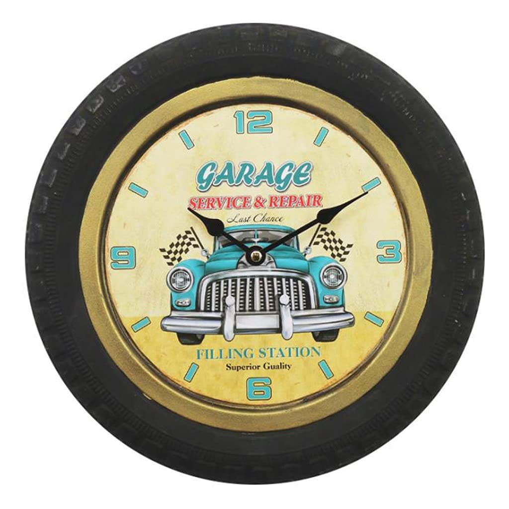 Horloge murale de séjour noire à quartz silencieux et moderne