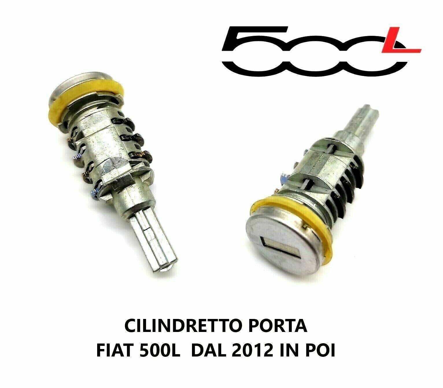 Cilindretto Blocchetto Nottolino Serratura Porta Anteriore Sinistra compatibile con Fiat 500L 2012>