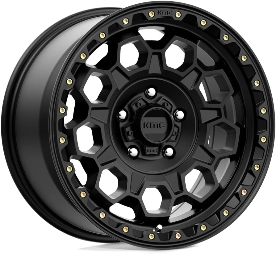 KMC TREK 17X8 5X4.55.88 35mm MATTE BRONZE WITH BLACK LIP - KM54578012635