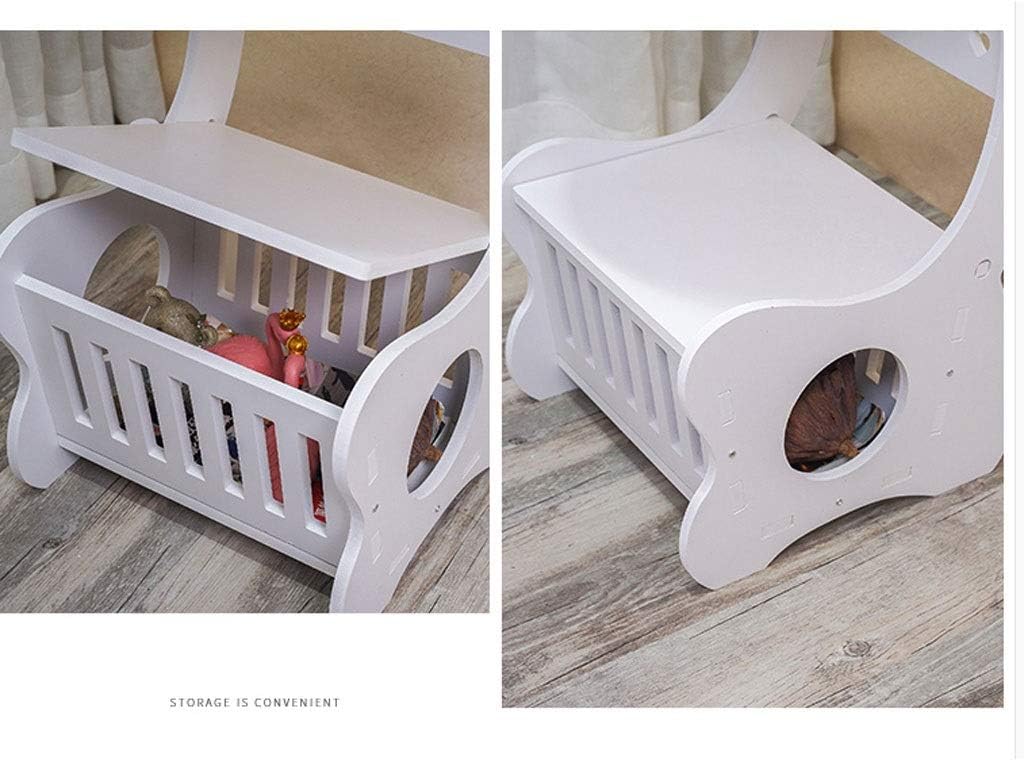 Nightstand Creative Bedside Table Modern Minimalist Nordic Bedside Table Bedroom Small Round Table Living Room Coffee Table Bedside End Table (Size : Small) (Large)