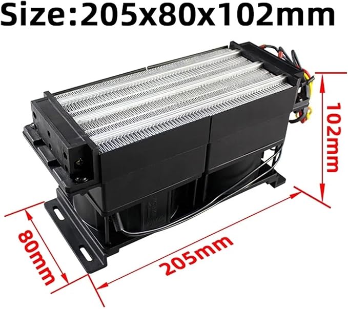 Calefactor Eléctrico Cerámico PTC 1000W 220V miniatura 2