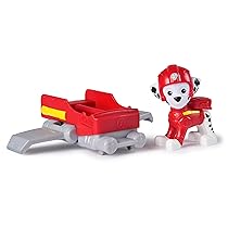 Paw Patrol Air Rescue, Personaggio di Marshall con Aereo Giocattolo con Ali Pieghevoli, Giocattoli per Bambini e Bambine dai 3 Anni in su