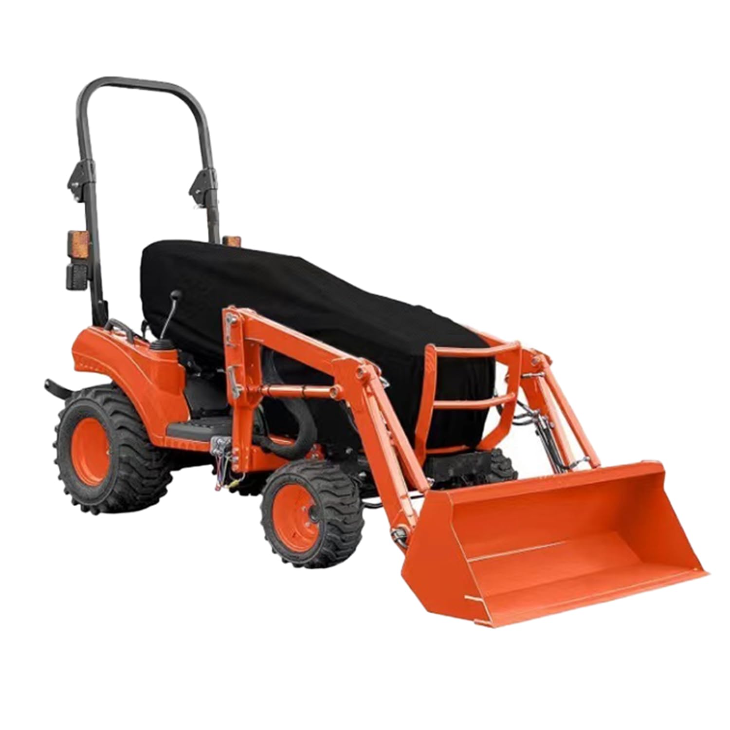 Housse De Tracteur Compacte Imperméable 600D - Compatible Kubota, John Deere, Mahindra, Bobcat - 4