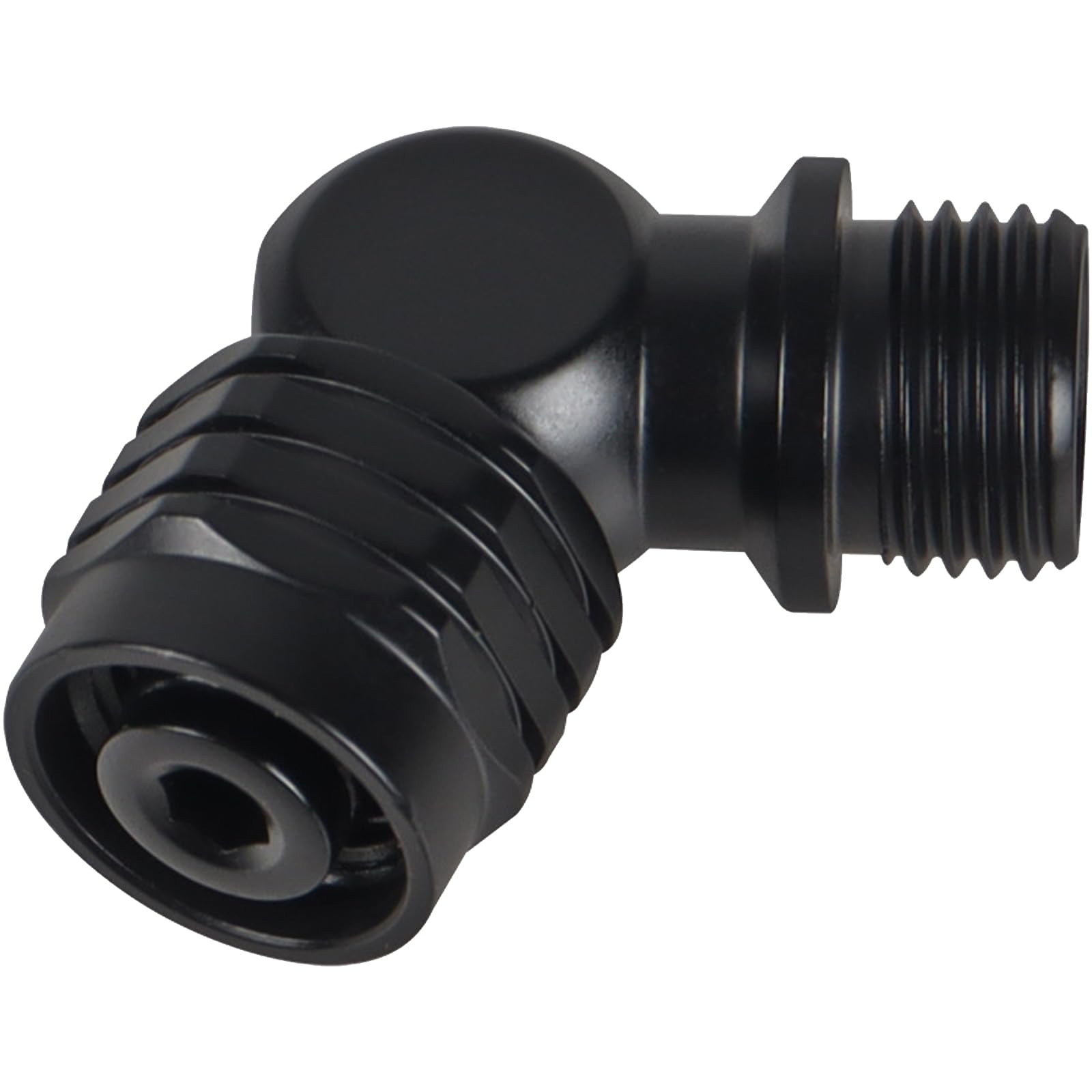 fexxkg Metal 90 Degree Swivels Adapter Scubas Diving Regulator Connector Portable Second Stage Regulator Adapter Enduring
