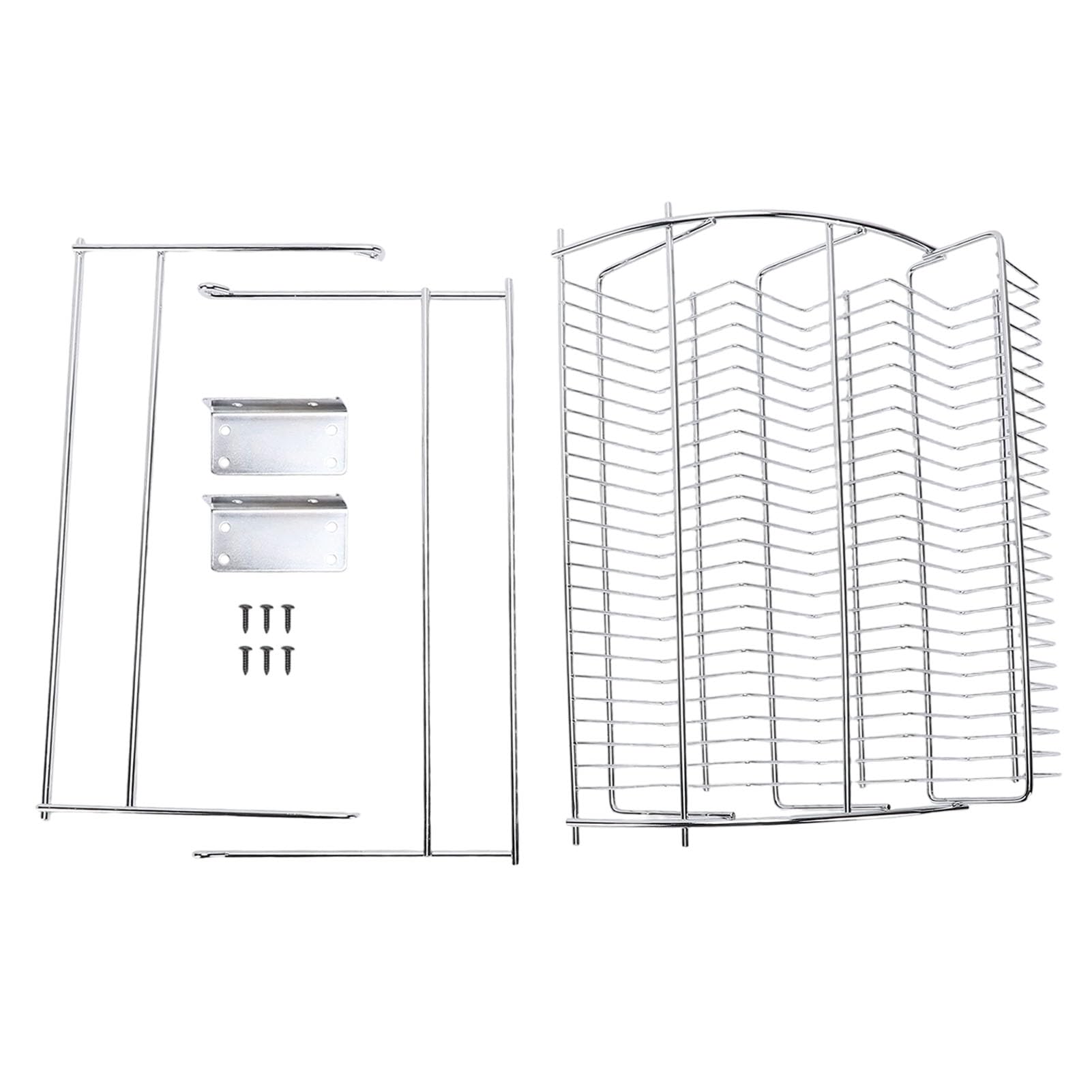 Herunterziehbares Gewürzregal, Robuster, Platzsparender Organizer aus Eisen für Oberschränke, Mehrstufiges Design für Effizientes Kochen, 1 Einheit